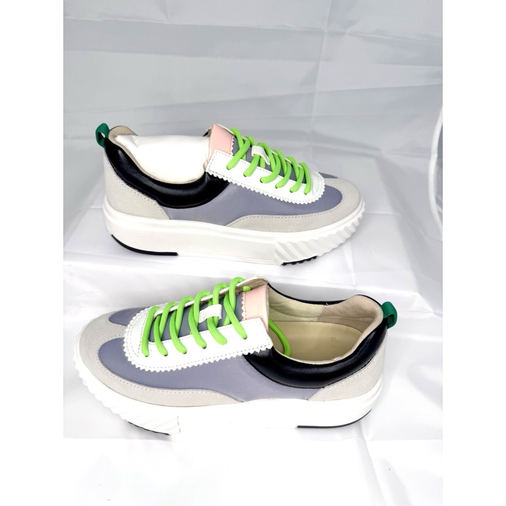 4CCCCEES Ray Reta Grey Multi-Color Platform Sneakers Size EU 36 / US 5.5 NIB